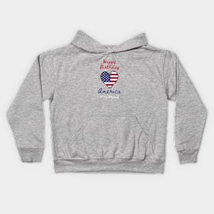 "Happy Birthday America" Kids Hoodie